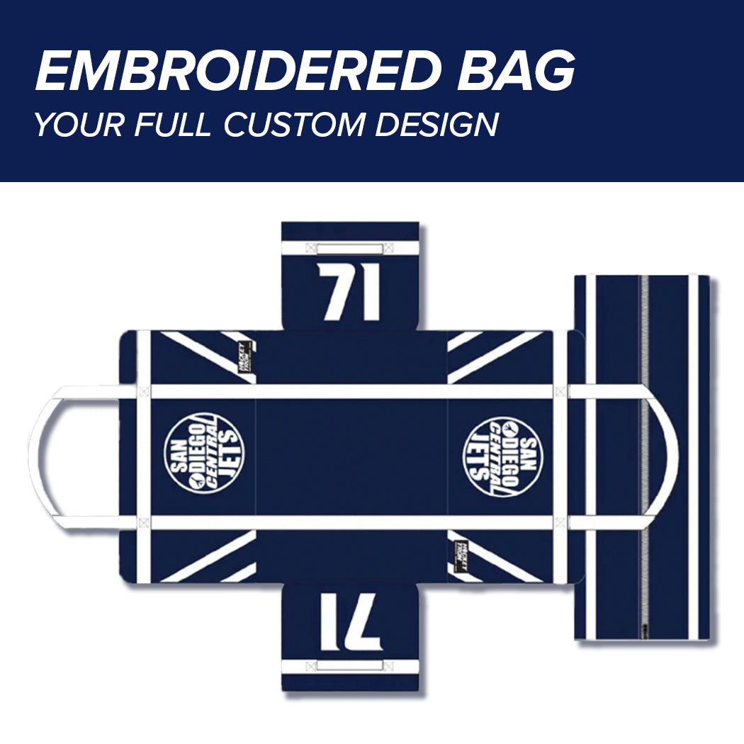 Sublimated Embroidered Hockey Bag - Your Design