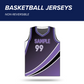 Non-Reversible Basketball Jerseys - Your Design