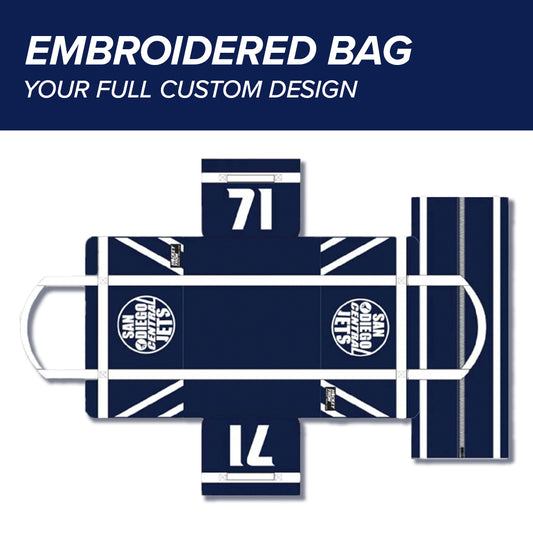 Sublimated Embroidered Hockey Bag - Your Design
