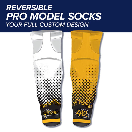 Sublimated Reversible Hockey Socks -  Your Design