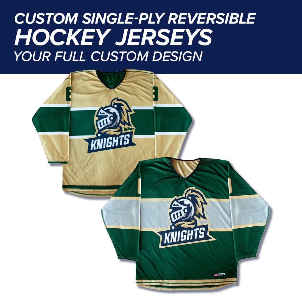 Sublimated Single-Ply Reversible Hockey Jersey - Your Design
